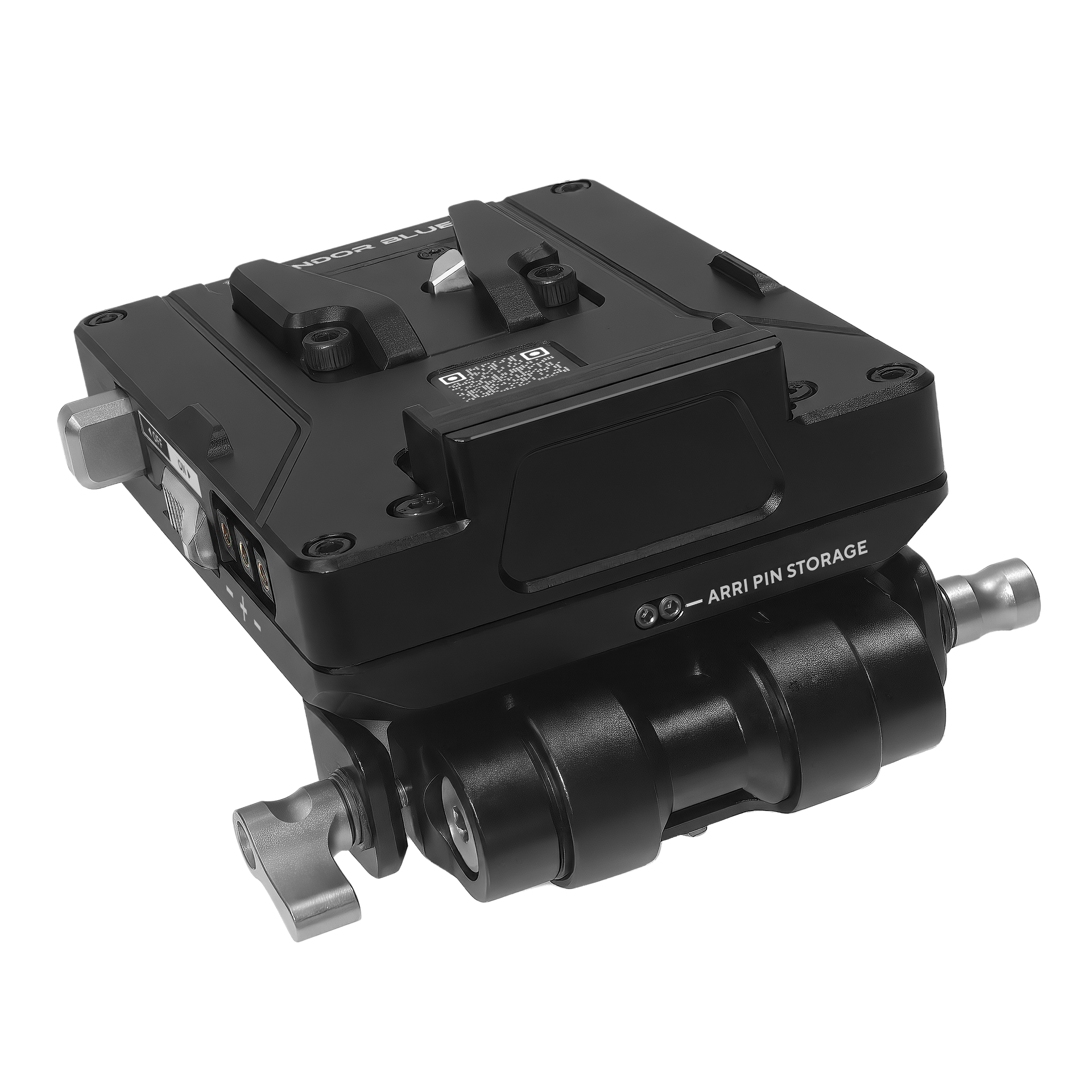 Vマウントプレート V-Mount Pro Battery Plate with Swiveling 15mm Rod Block | Kondor Blue