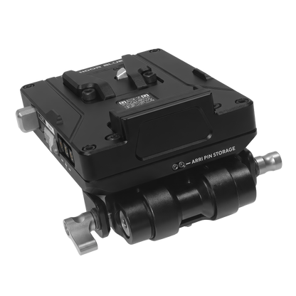 V-Mount Pro Battery Plate with Swiveling Rod Block
