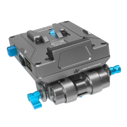 V-Mount Pro Battery Plate with Swiveling Rod Block