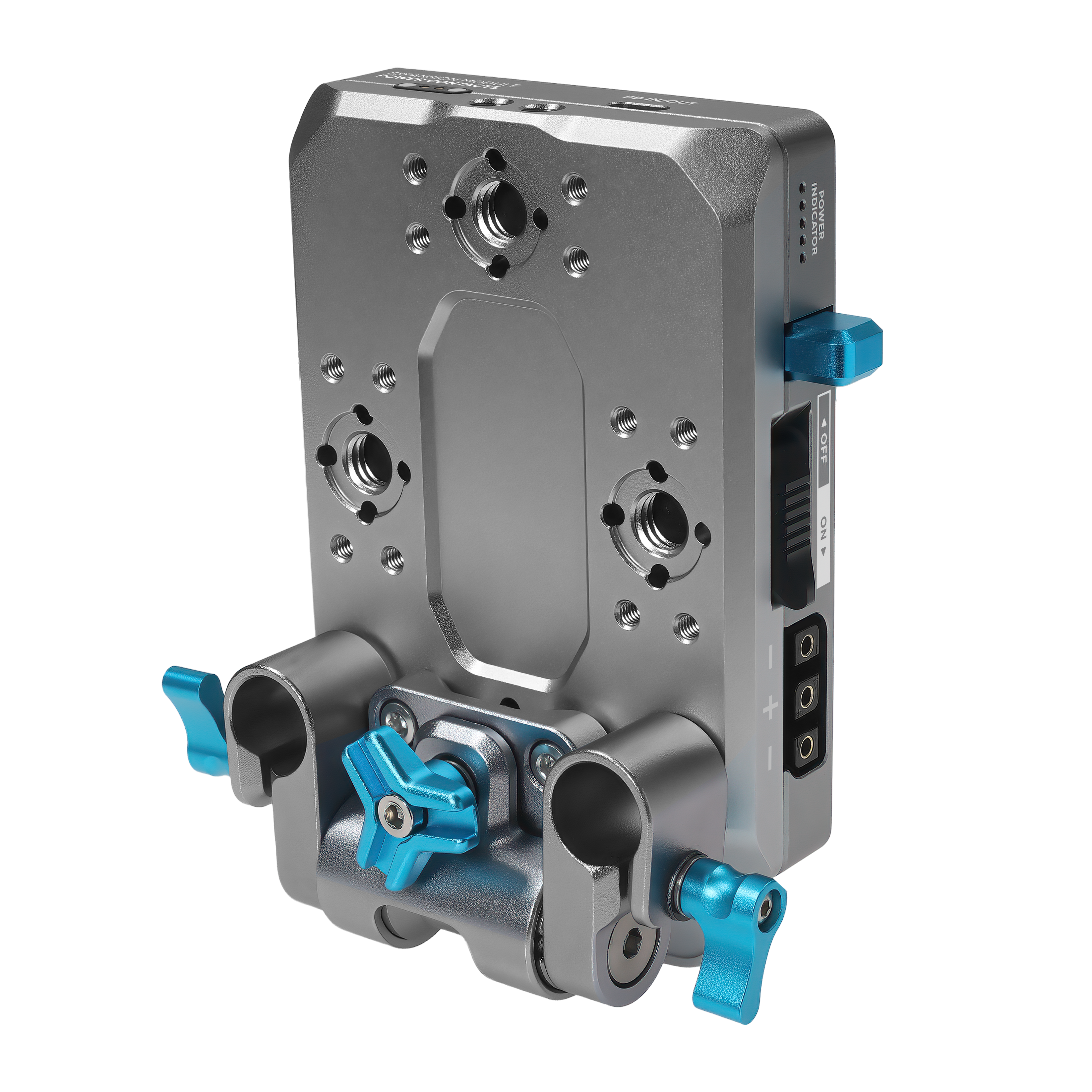 V-Mount Pro Battery Plate with Swiveling Rod Block