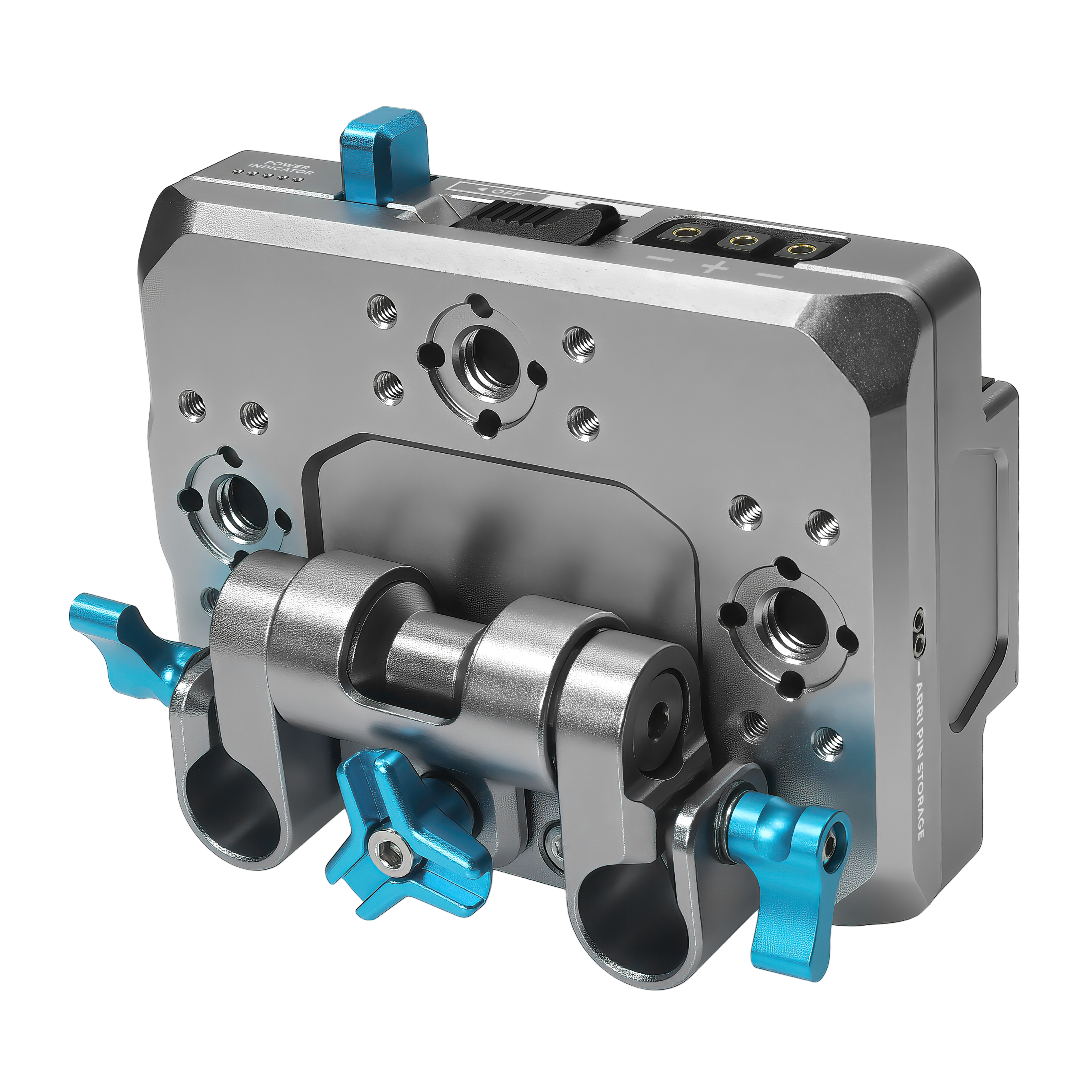 V-Mount Pro Battery Plate with Swiveling Rod Block