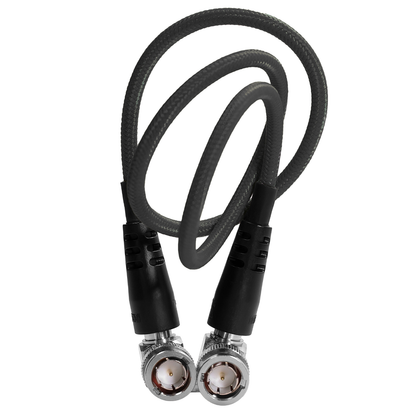 22" 12G SDI Right Angle Cable for 4K 60p Camera Monitors and Transmitters