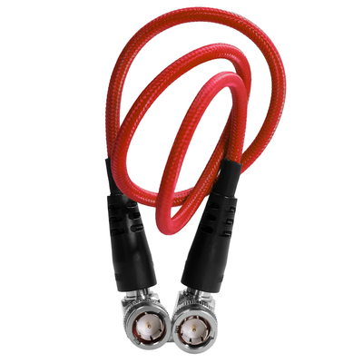 22" 12G SDI Right Angle Cable for 4K 60p Camera Monitors and Transmitters