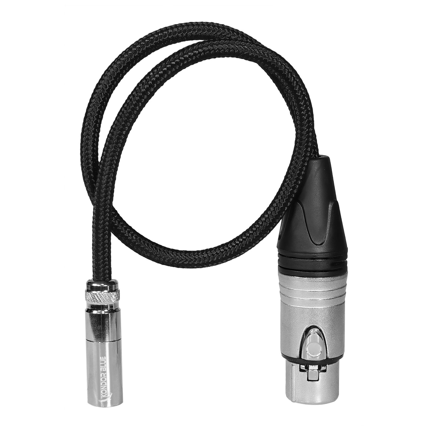 TA4M Mini XLR 4 Pin Male to Female XLR Audio Cable 16"