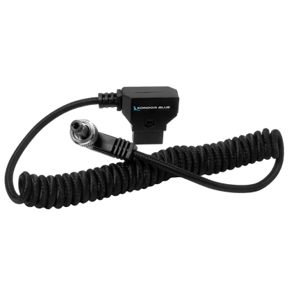 Coiled D-Tap to Locking DC 2.5mm Right Angle Cable (Amaran)