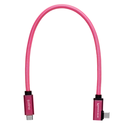 iJustine Pink USB C 3.2 Data and Charging Cable 10Gb/s Data Speed & 100W Power Delivery