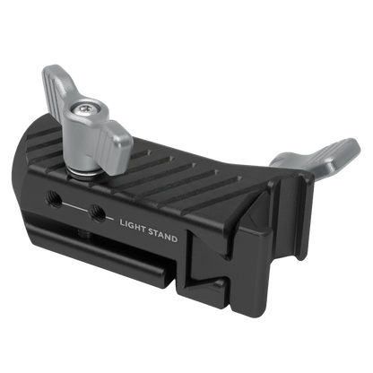 Baby Pin 5/8" Spigot Receiver to NATO Clamp Adapter for Light Stands and Monitors