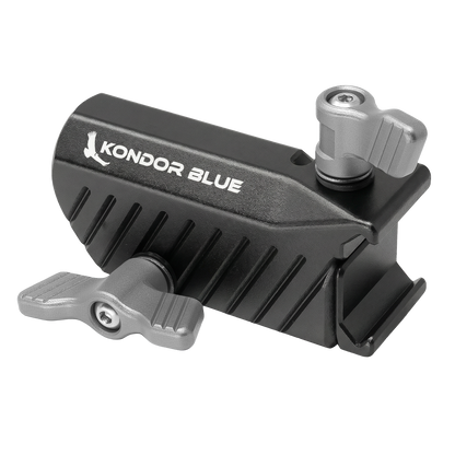 Baby Pin 5/8" Spigot Receiver to NATO Clamp Adapter for Light Stands and Monitors