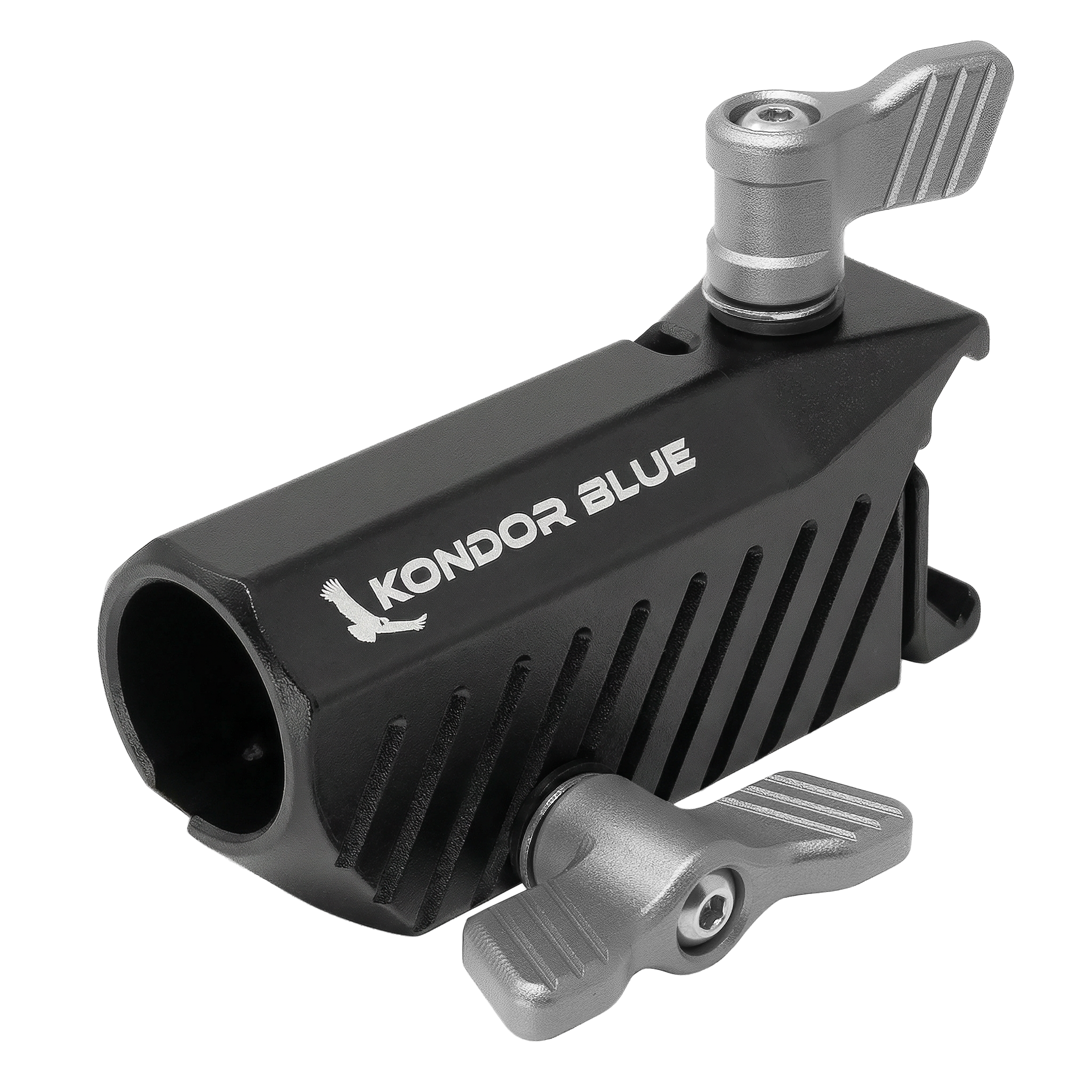 Baby Pin 5/8" Spigot Receiver to NATO Clamp Adapter for Light Stands and Monitors