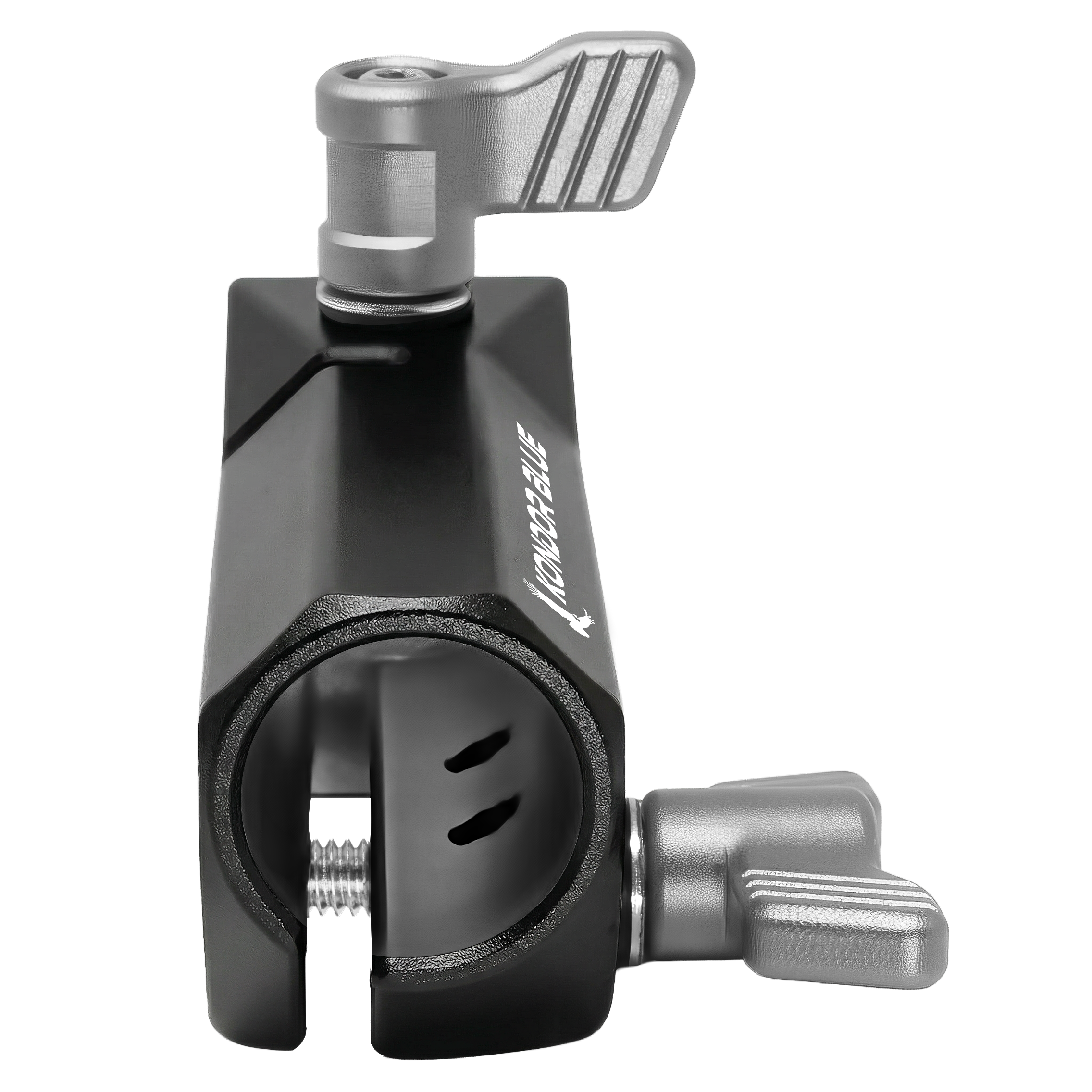 Baby Pin 5/8" Spigot Receiver to NATO Clamp Adapter for Light Stands and Monitors