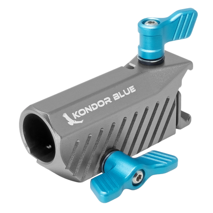 Baby Pin 5/8" Spigot Receiver to NATO Clamp Adapter for Light Stands and Monitors