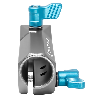 Baby Pin 5/8" Spigot Receiver to NATO Clamp Adapter for Light Stands and Monitors