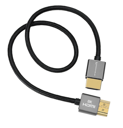 8K HDMI 2.1 17" Braided Cable for On-Camera Monitors