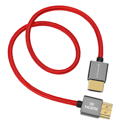 8K HDMI 2.1 17" Braided Cable for On-Camera Monitors