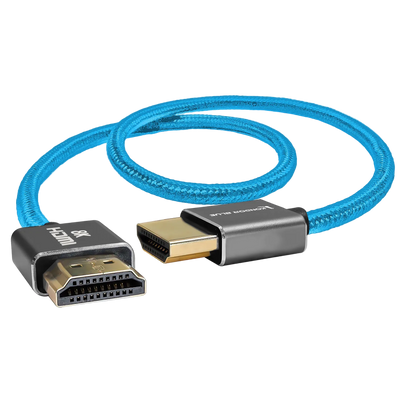 8K HDMI 2.1 17" Braided Cable for On-Camera Monitors