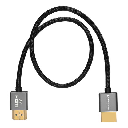 8K HDMI 2.1 17" Braided Cable for On-Camera Monitors