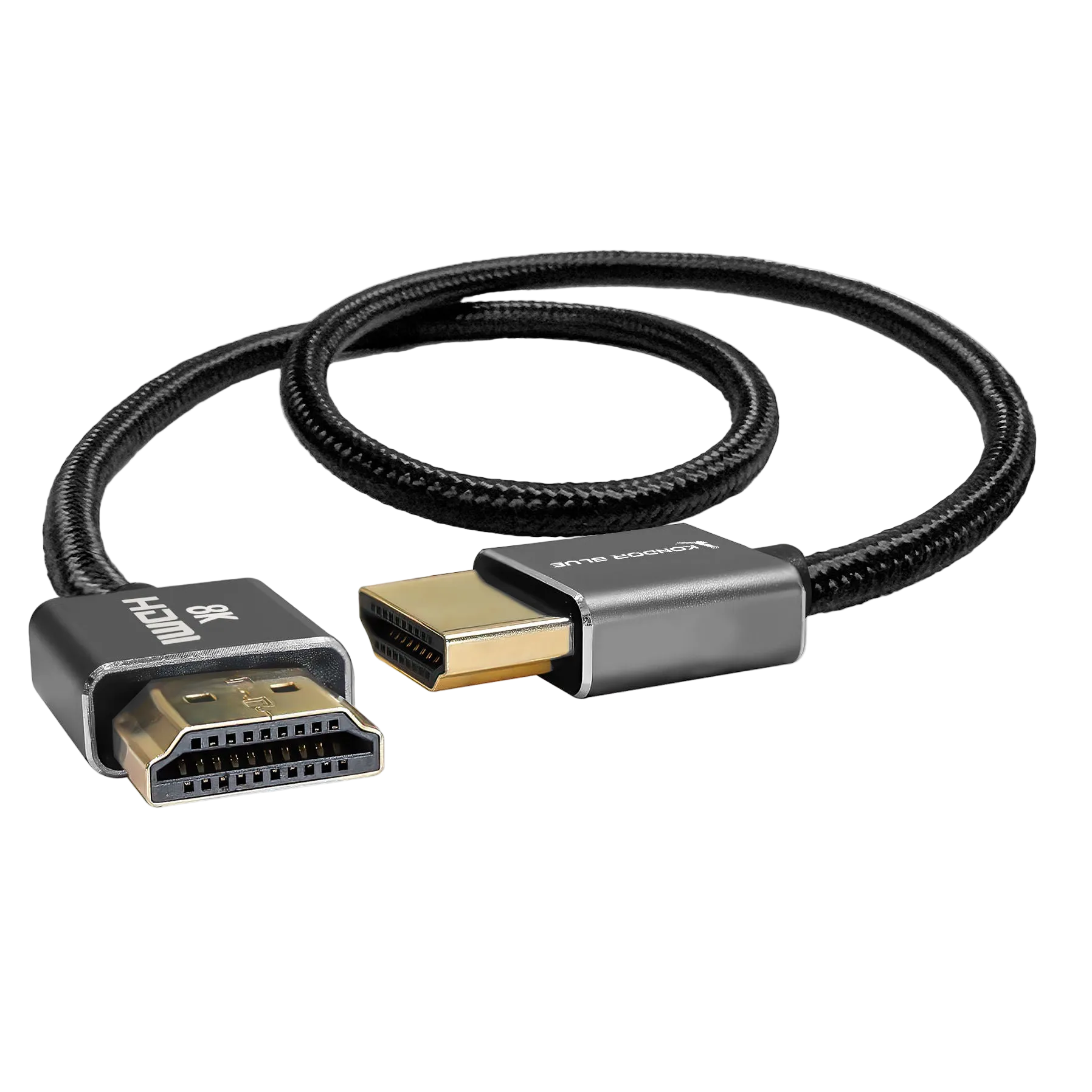 8K HDMI 2.1 17" Braided Cable for On-Camera Monitors
