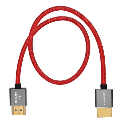 8K HDMI 2.1 17" Braided Cable for On-Camera Monitors