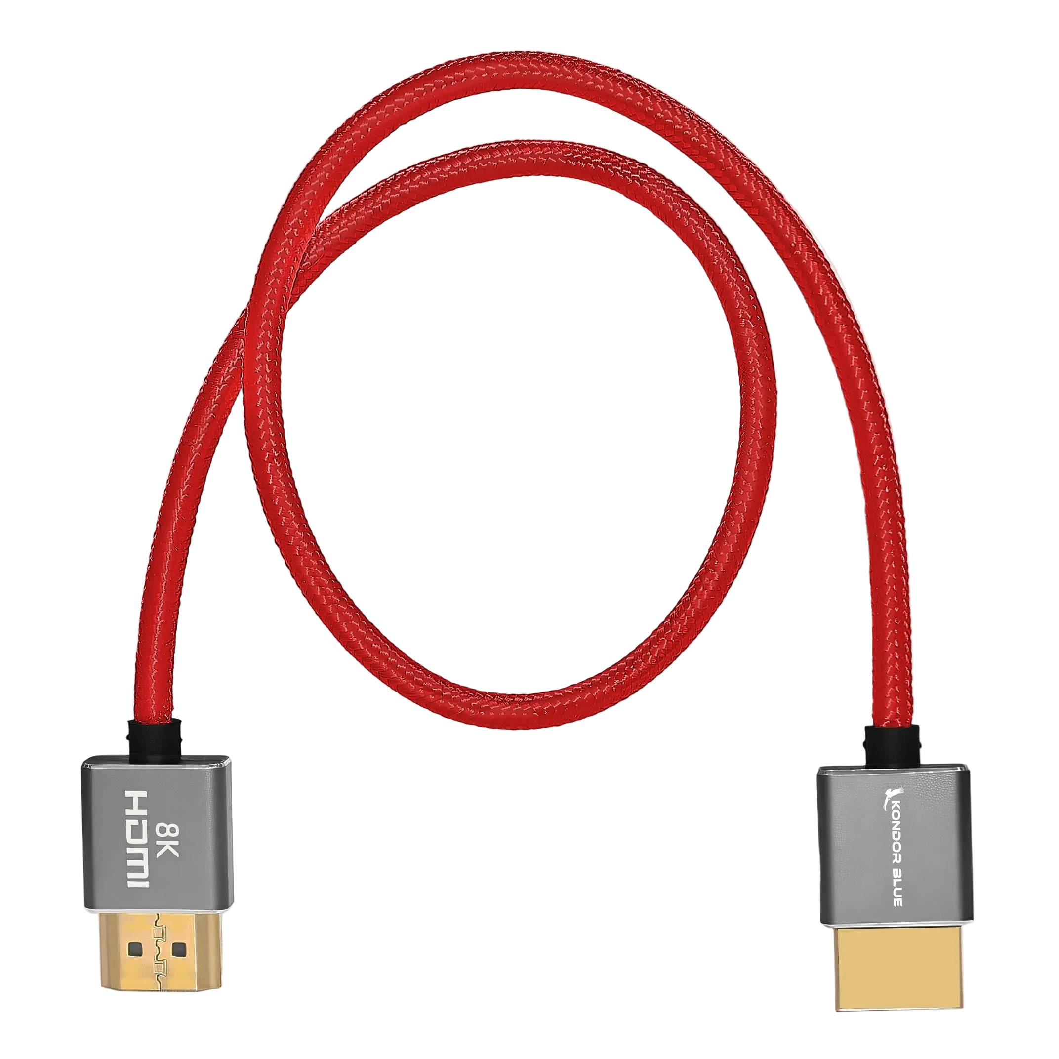 8K HDMI 2.1 17" Braided Cable for On-Camera Monitors