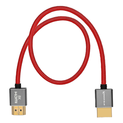 8K HDMI 2.1 17" Braided Cable for On-Camera Monitors
