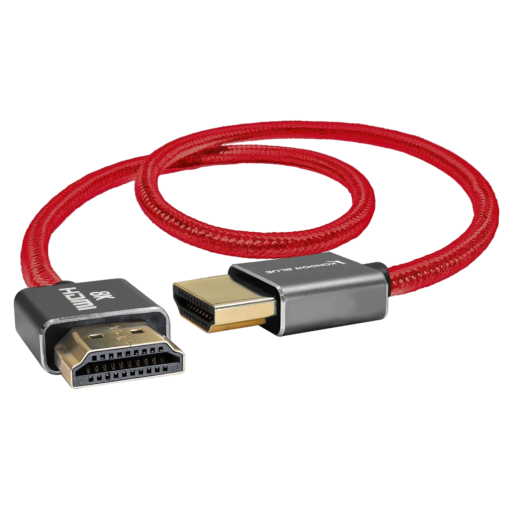 8K HDMI 2.1 17" Braided Cable for On-Camera Monitors