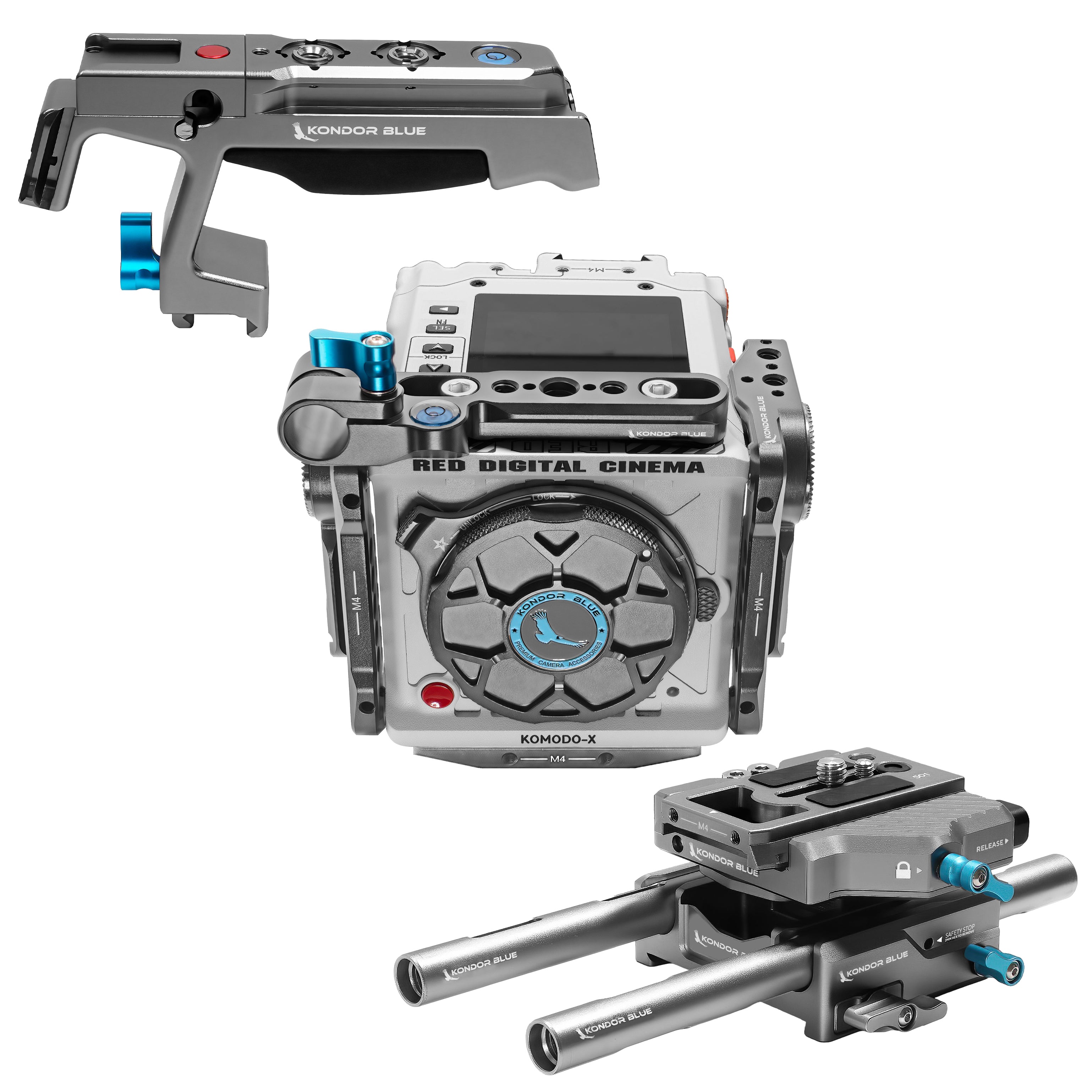 RED Komodo X Cage – Black or Gray | Kondor Blue