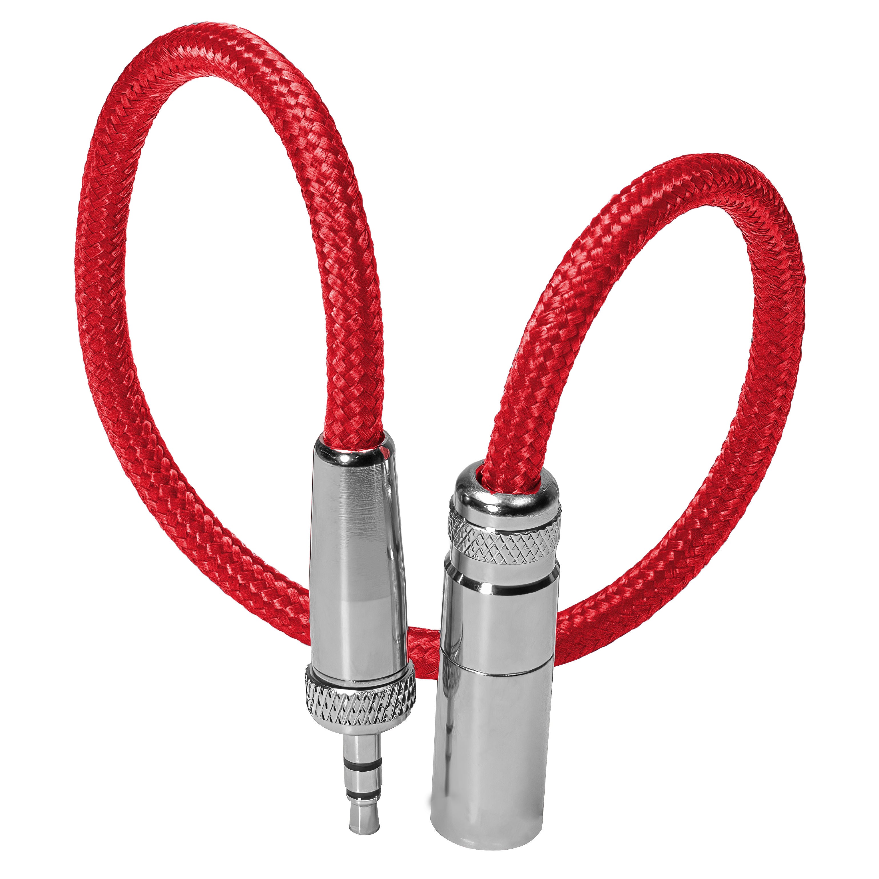 Mini XLR to 3.5mm TRS Locking Adapter Cable – 12 Inch | Kondor Blue