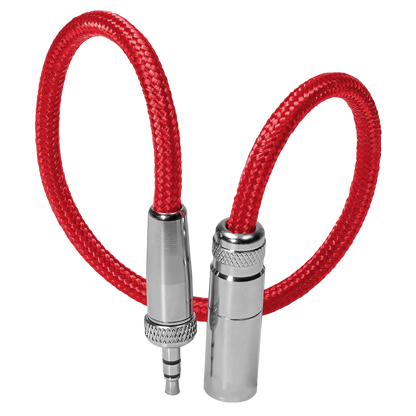 12" Mini XLR Male to 3.5mm TRS Locking Adapter Cable for Lavalier Mics