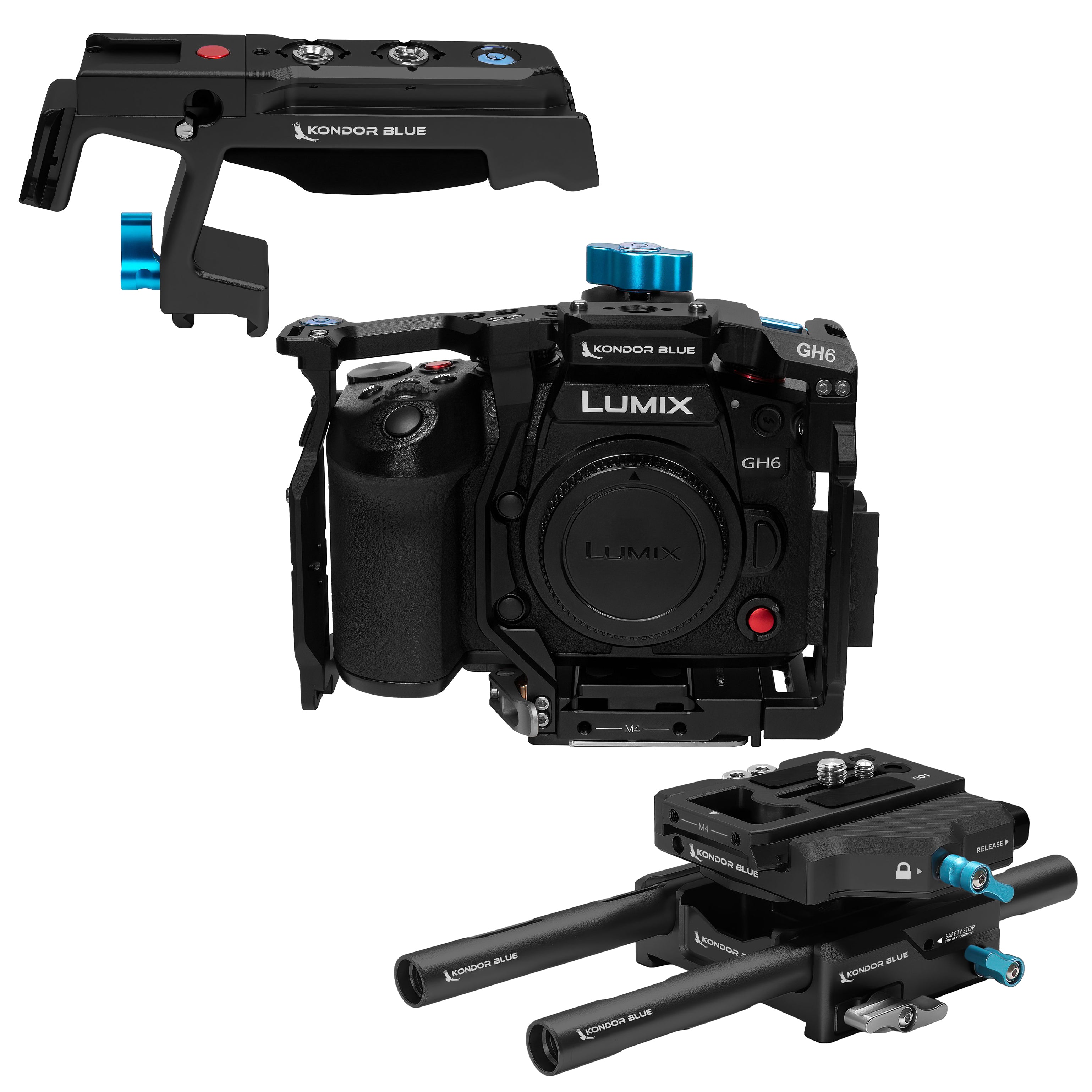 Panasonic LUMIX GH7/GH6 Cage with Rig + Top Handle Option – Kondor