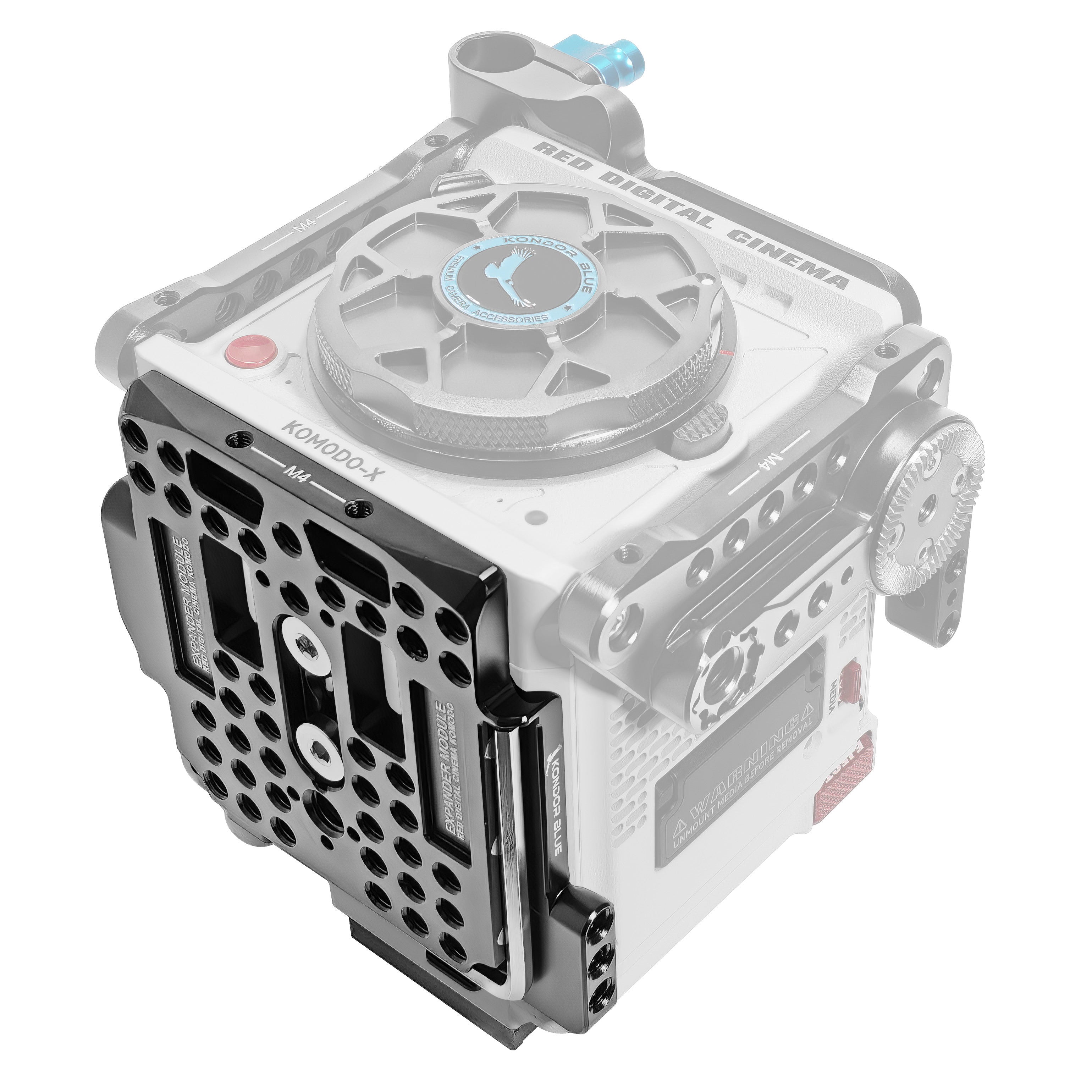 RED Komodo X Right Side Plate | Kondor Blue