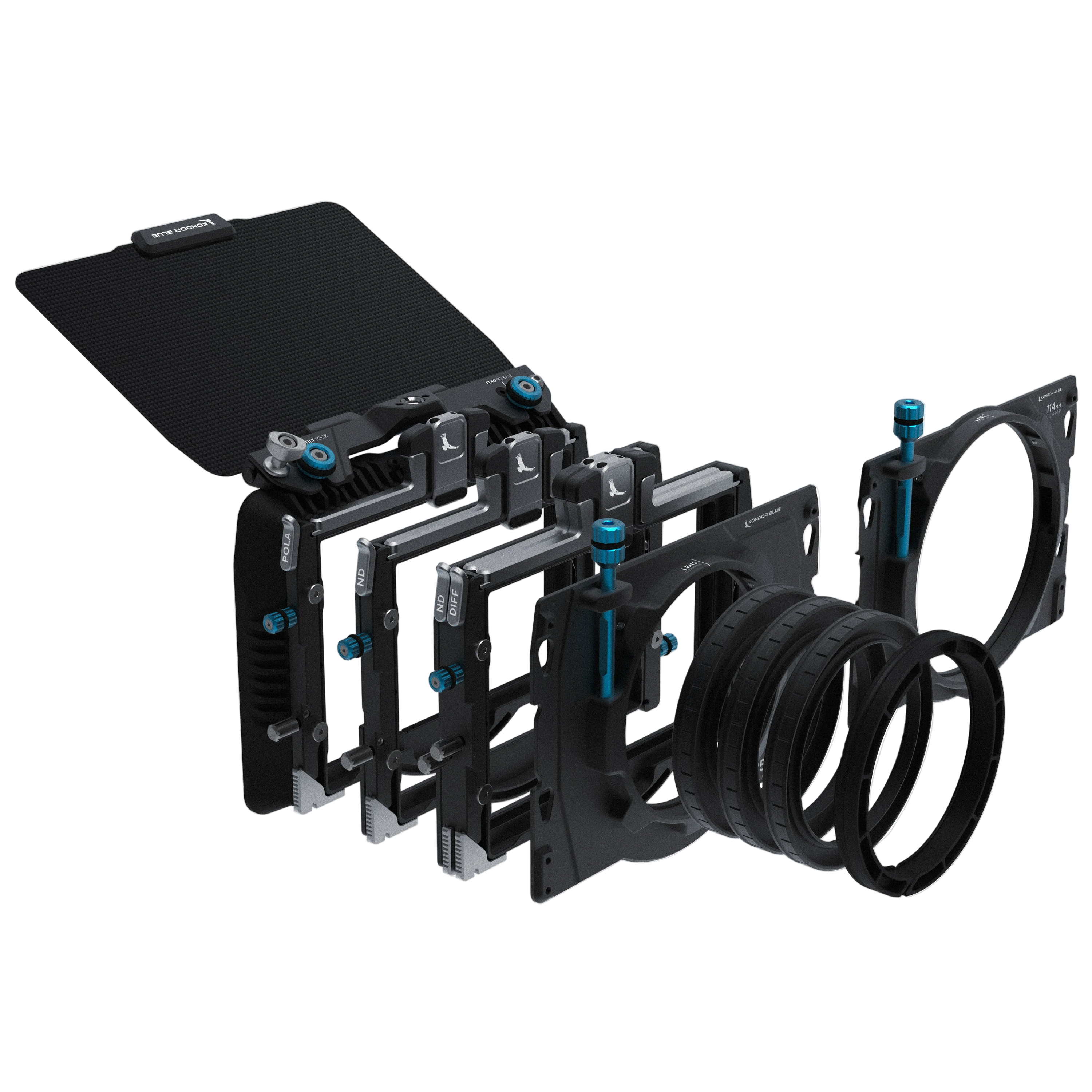 Matte Inside Matte Box 4x5 Matte Box System – Kondor Blue