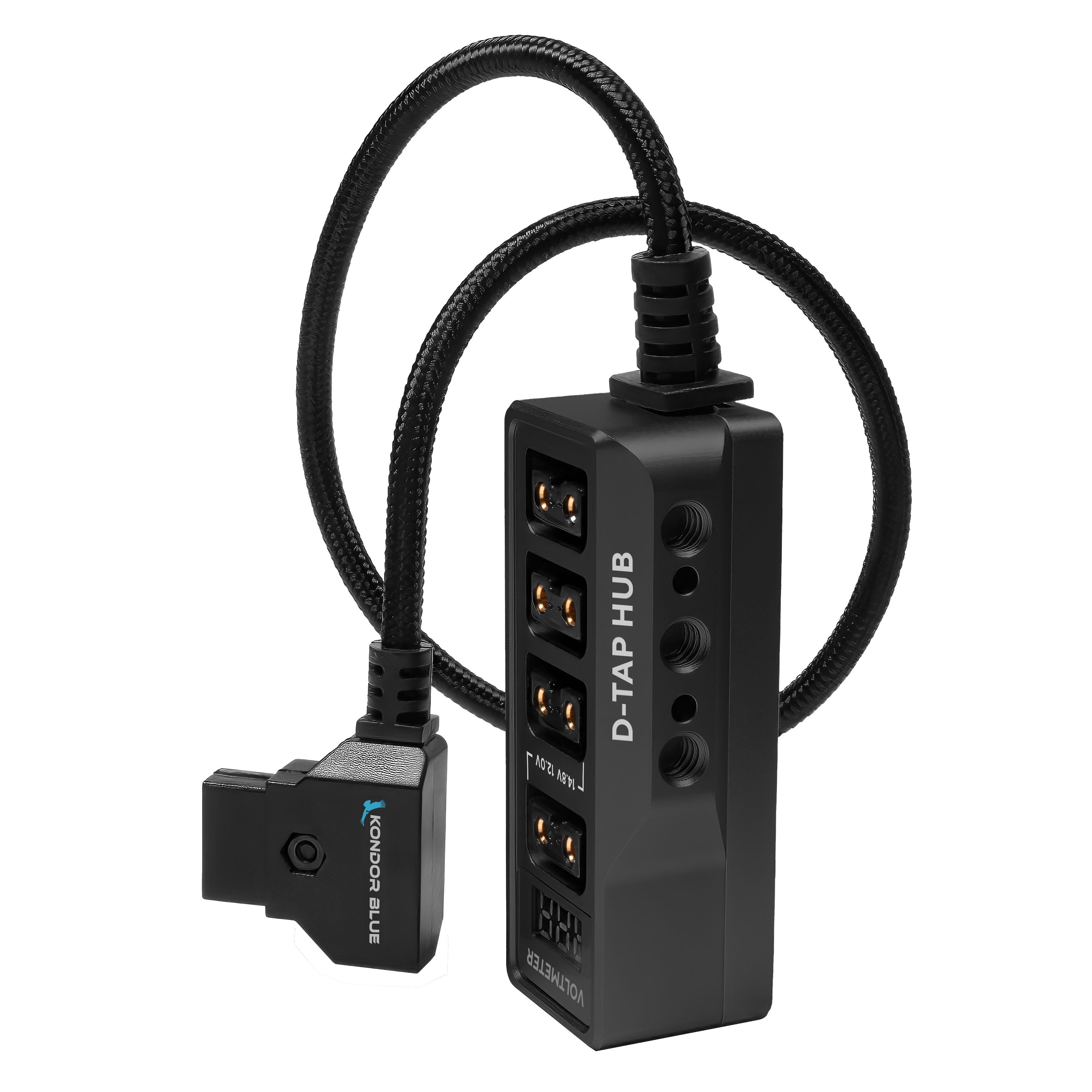 D-Tap Hub | 12V/14.8V 4-Way D-Tap Splitter | Kondor Blue