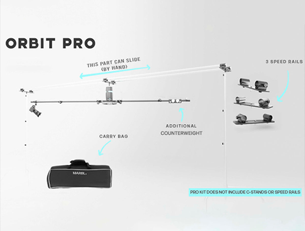 MARBL ORBIT PRO 360 Motorized Camera Rig | KONDOR BLUE – Kondor Blue