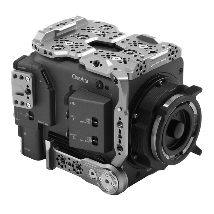 Sony Burano Cage System – Modular Rig with ARRI & NATO Mounts – Kondor Blue