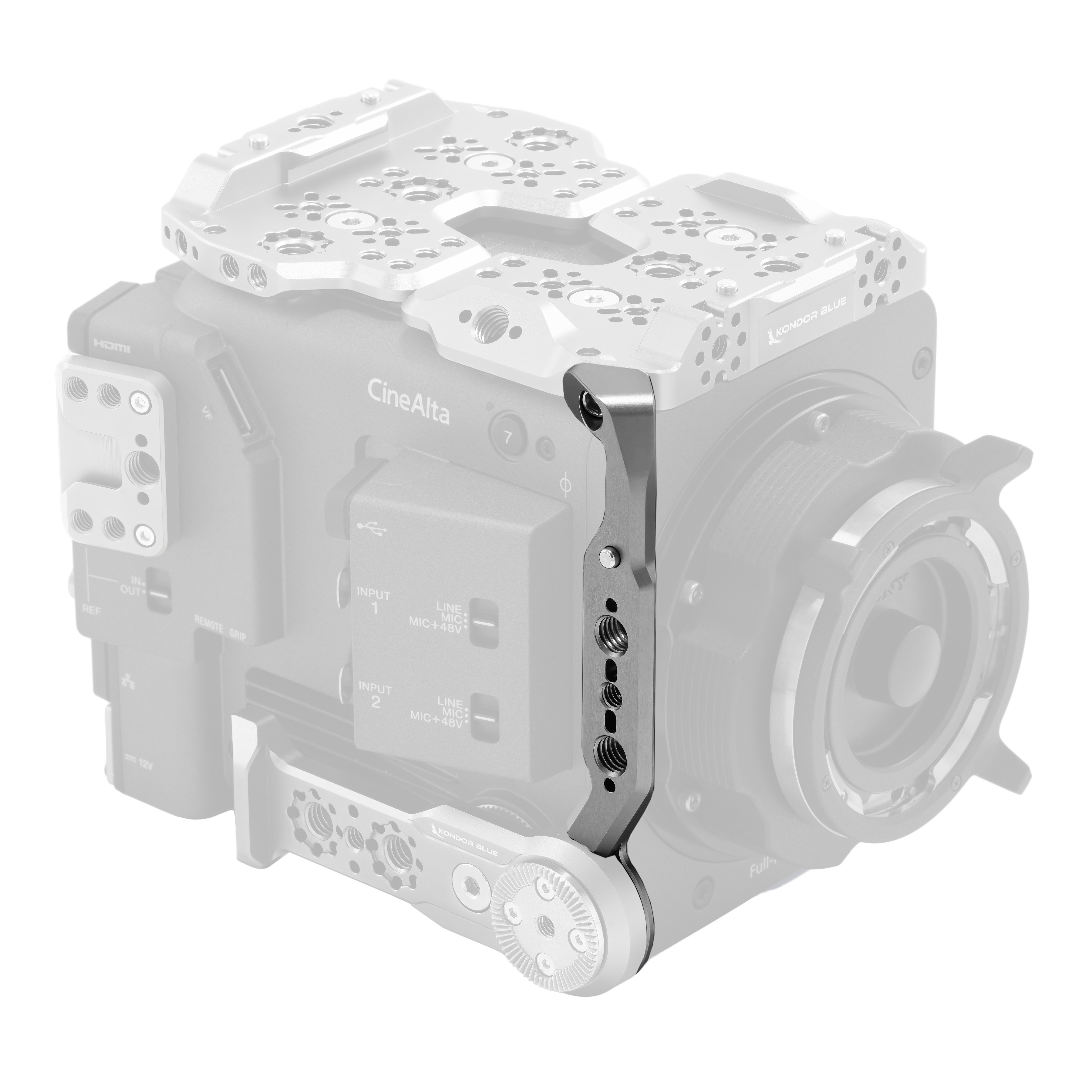 Sony Burano Cage Side NATO Rail