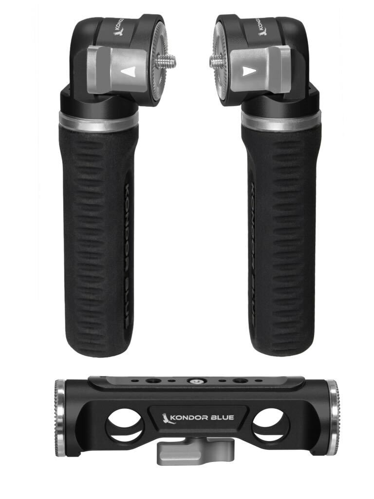 Camera Rig Hand Grips with Rosette Mounting - Quick-Release