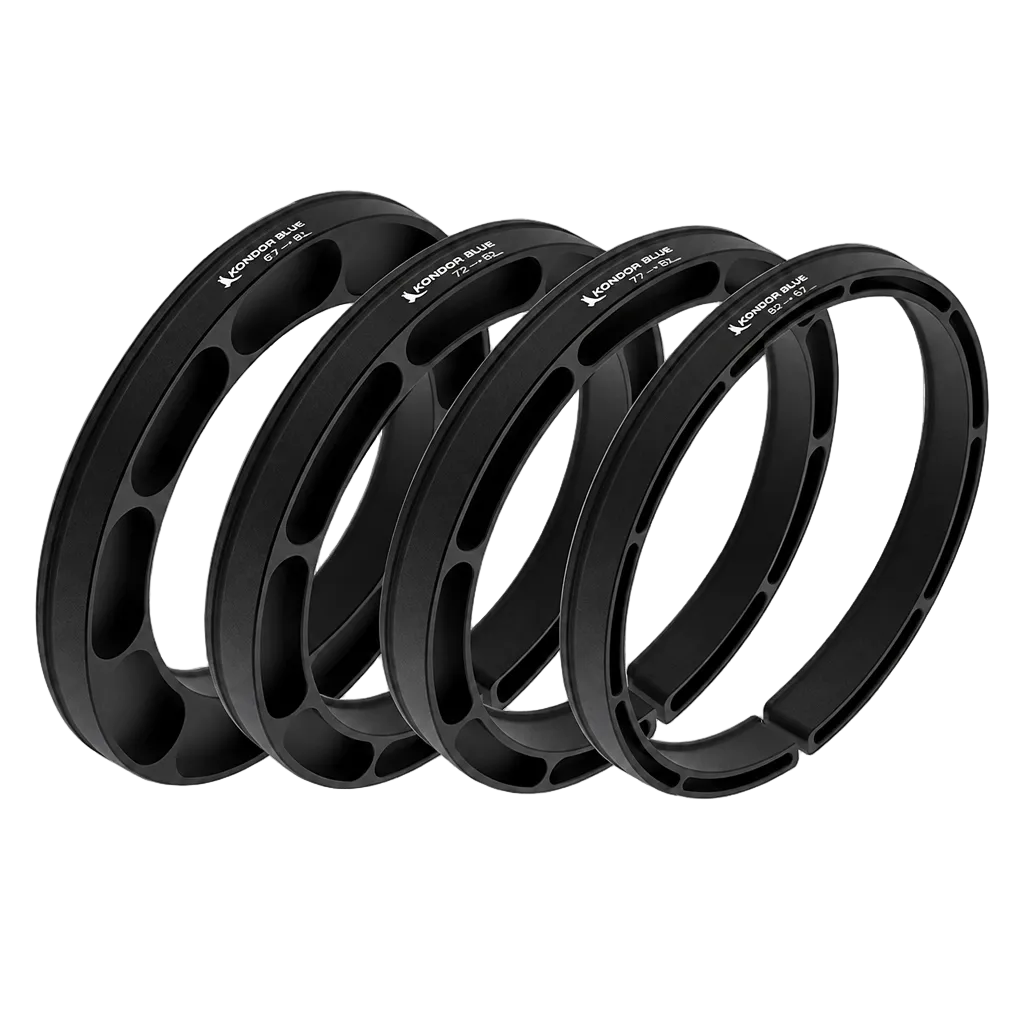 Cine Lens Clamp-On Adapter Rings