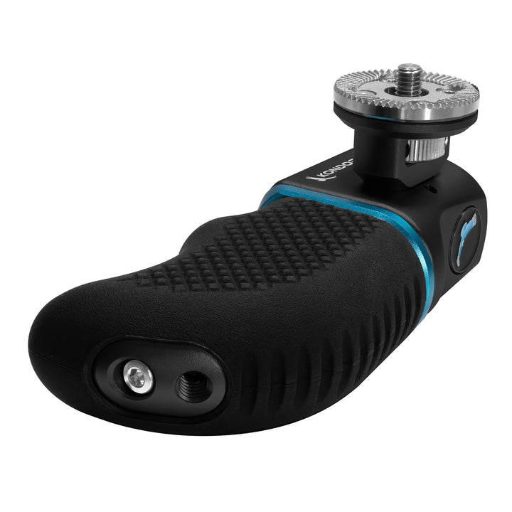 KONDOR BLUE Pro Pivot Rosette Grip - 30 Position, Ambidextrous, With Anti-Twist Mount (Raven Black)