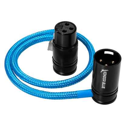 16” Straight Low Profile Right Angle XLR Cable