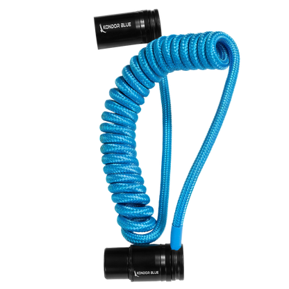 12-24" Coiled Low Profile Right Angle XLR Cable