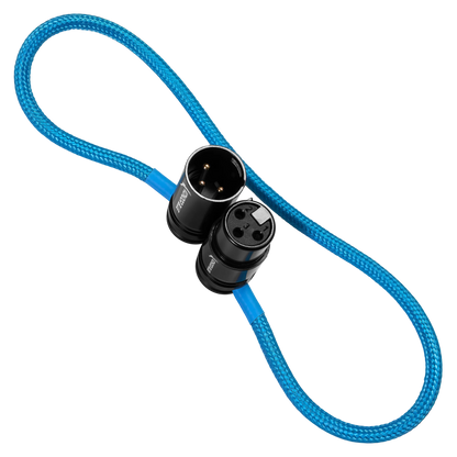 16” Straight Low Profile Right Angle XLR Cable