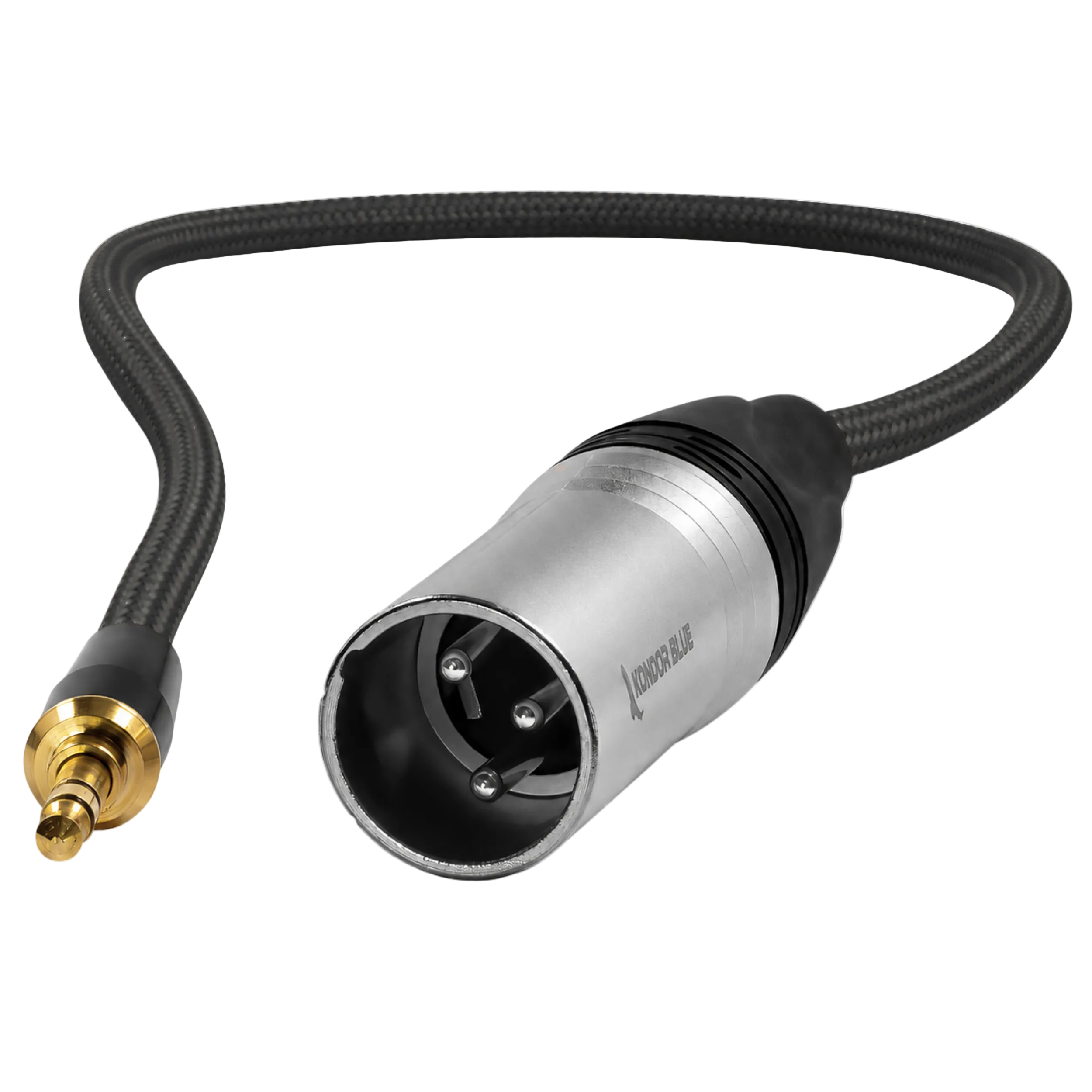 16" XLR Male to 3.5mm Male Mini TRS