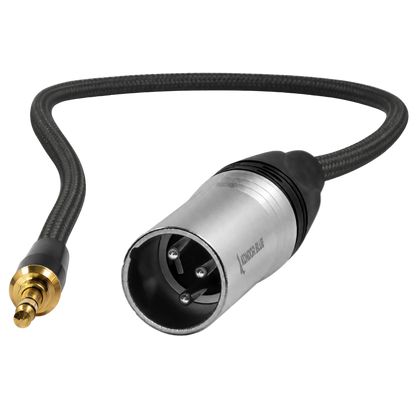 16" XLR Male to 3.5mm Male Mini TRS