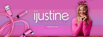 iJustine Signature Pink Cables