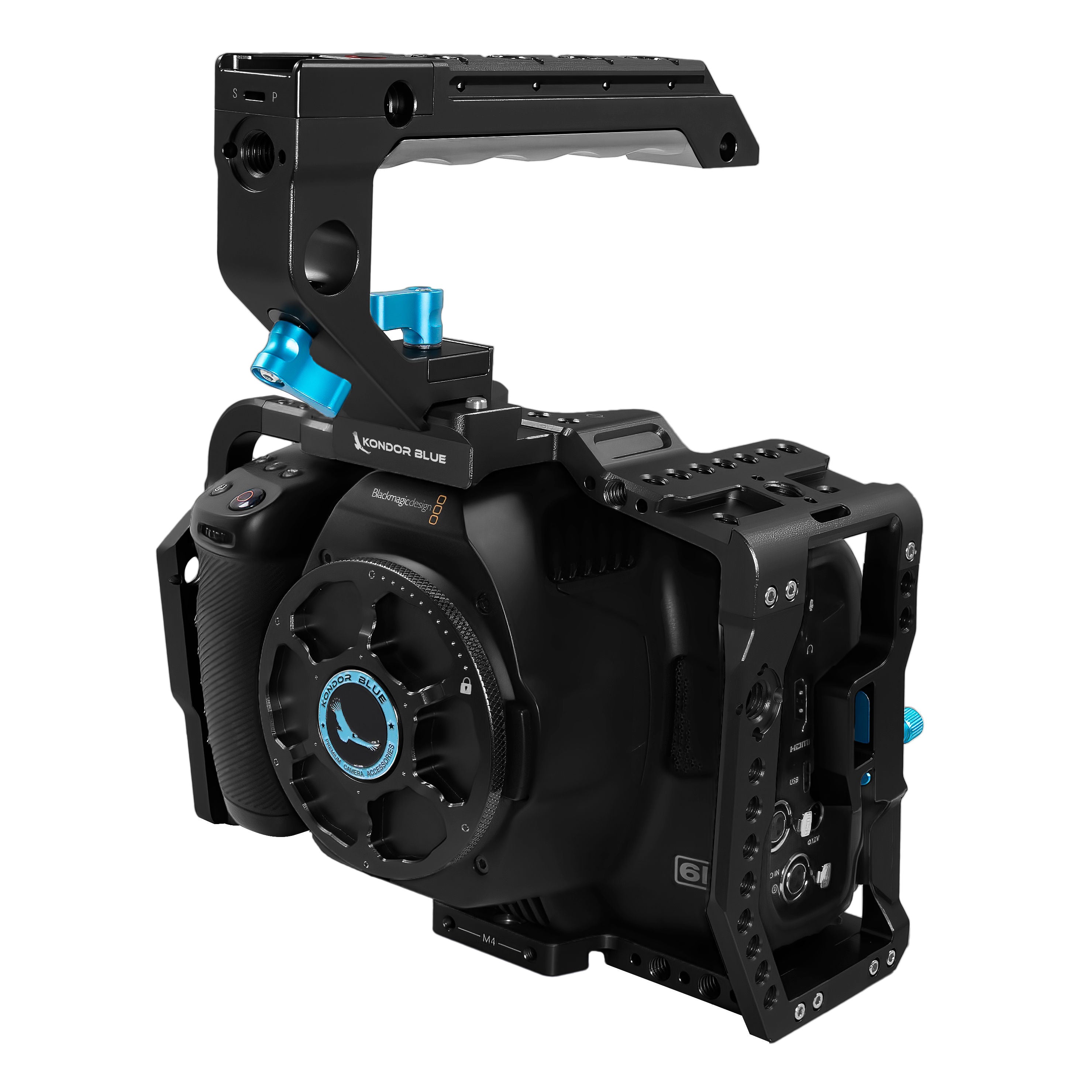 Blackmagic Pocket 6K Pro Cage | BMPCC 6K Pro Cage – Kondor Blue