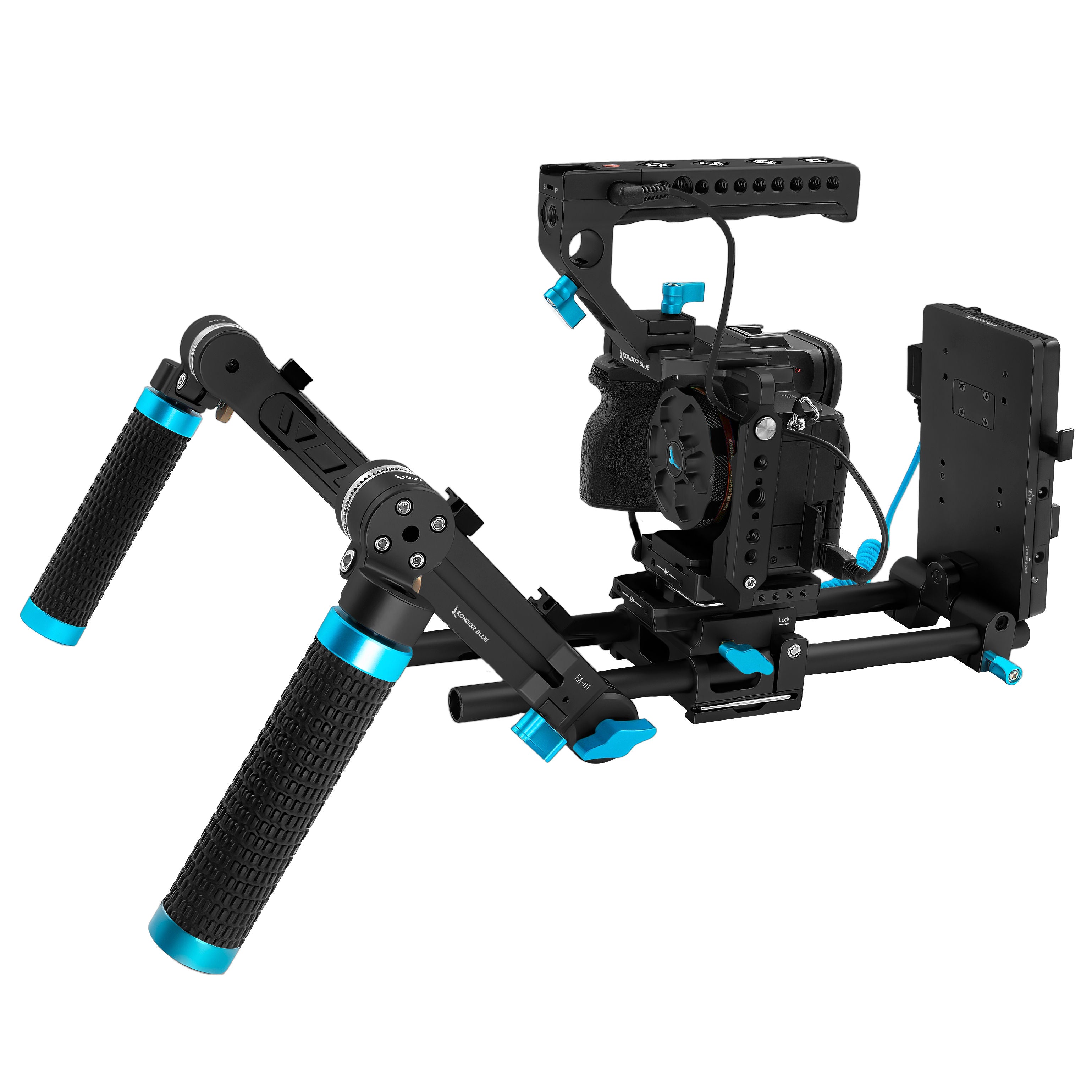 Sony A1/A7SIII/A7IV/A7RV Cage - Gray or Black | Kondor Blue