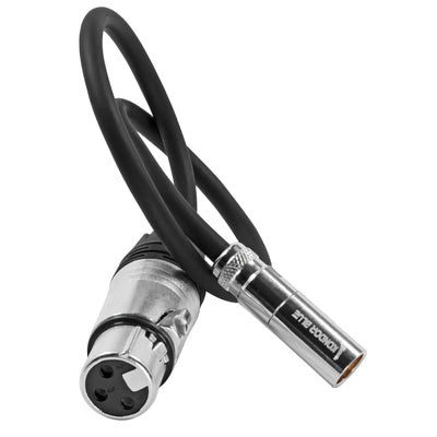 TA4M Mini XLR 4 Pin Male to Female XLR Audio Cable 16"