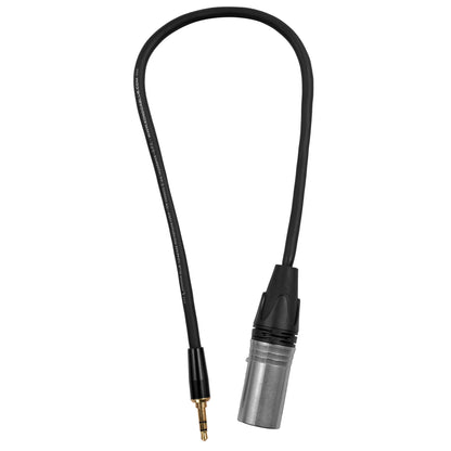 16" XLR Male to 3.5mm Male Mini TRS