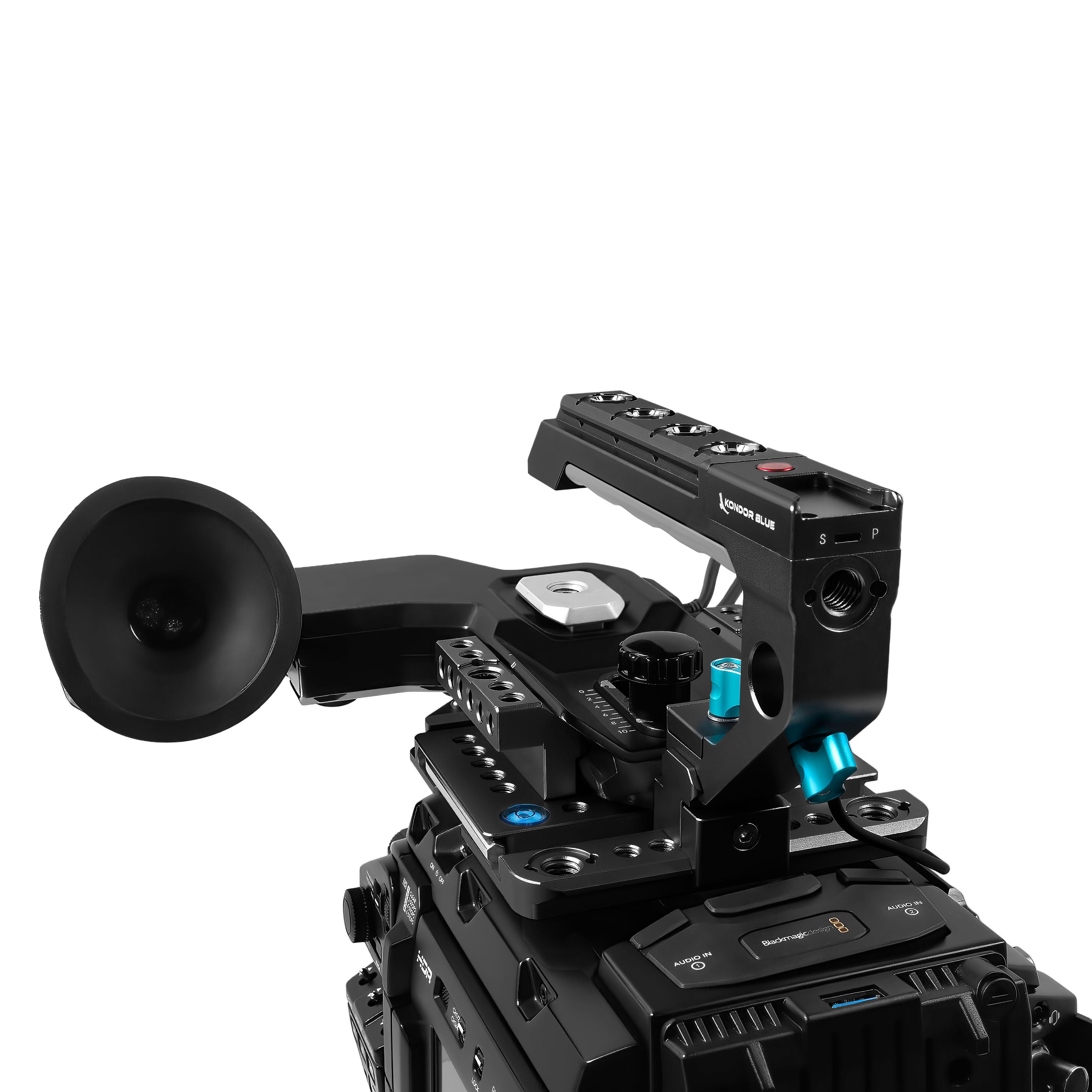 Blackmagic URSA Mini Cage (12K, 4.6K, 4K) | Kondor Blue