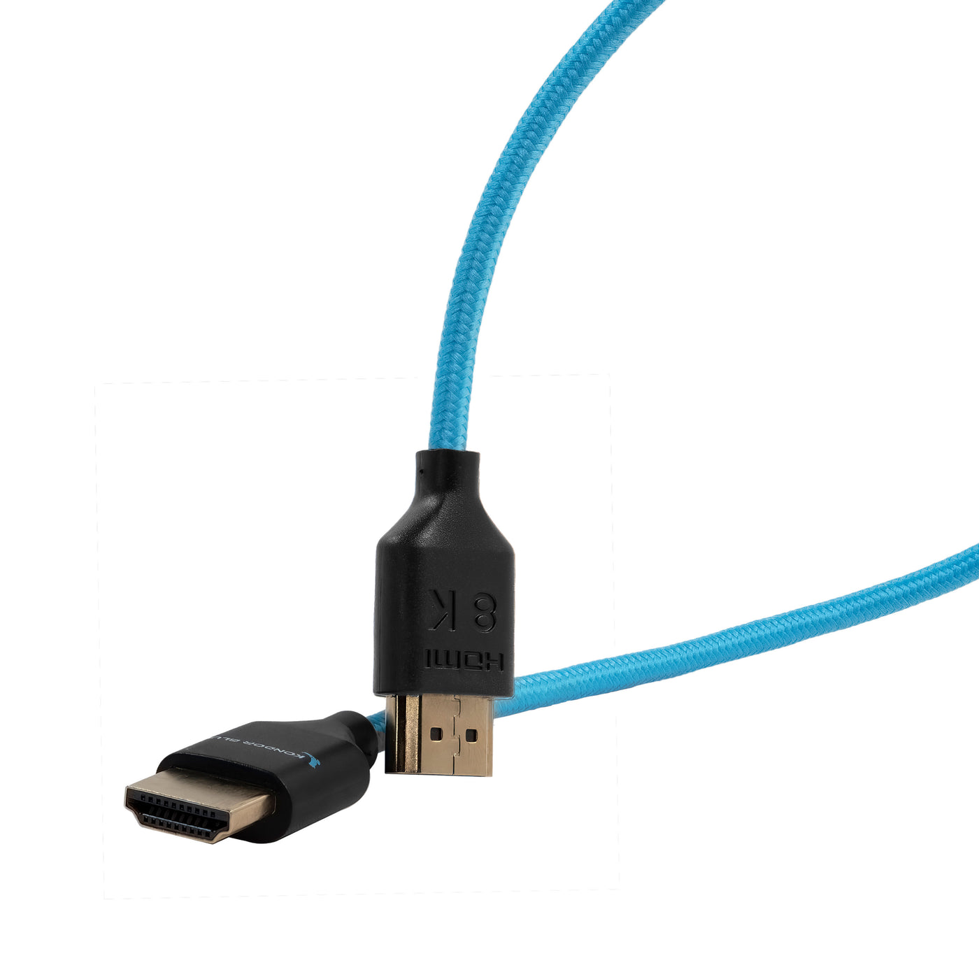 Micro-HDMI to HDMI Coiled Cable - Blue, Black, or Red – Kondor Blue
